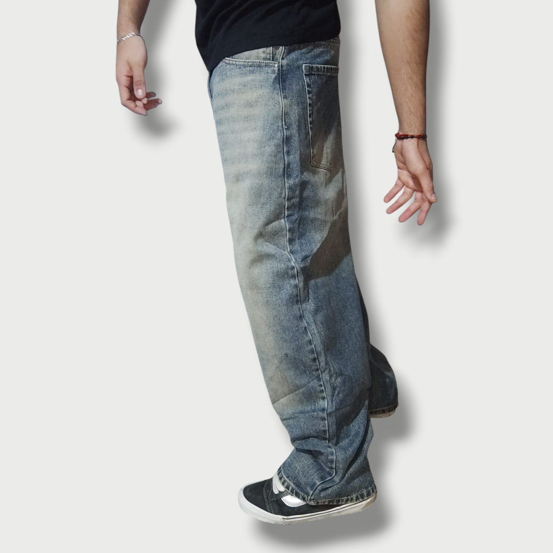 Jeans Baggy Desgastados