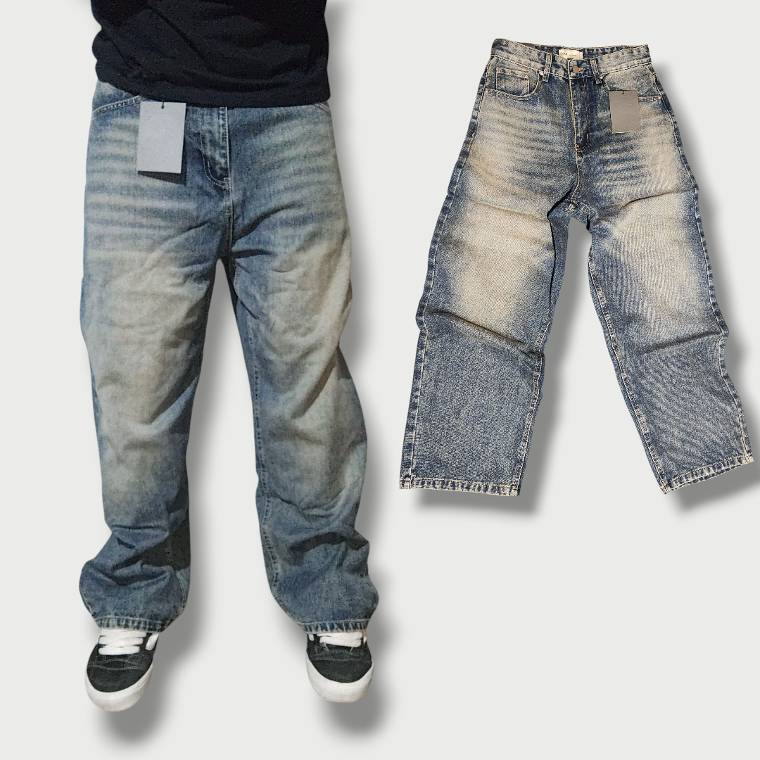 Jeans Baggy Desgastados