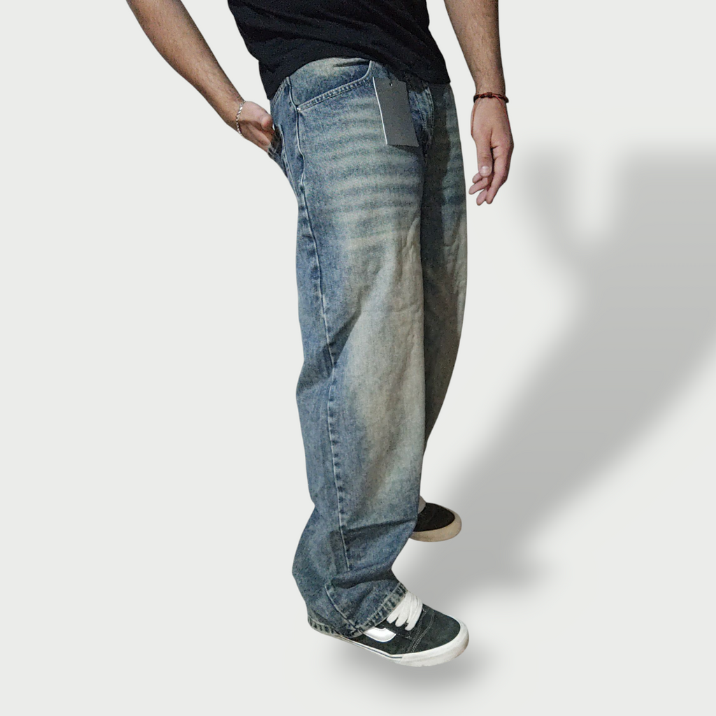 Jeans Baggy Desgastados