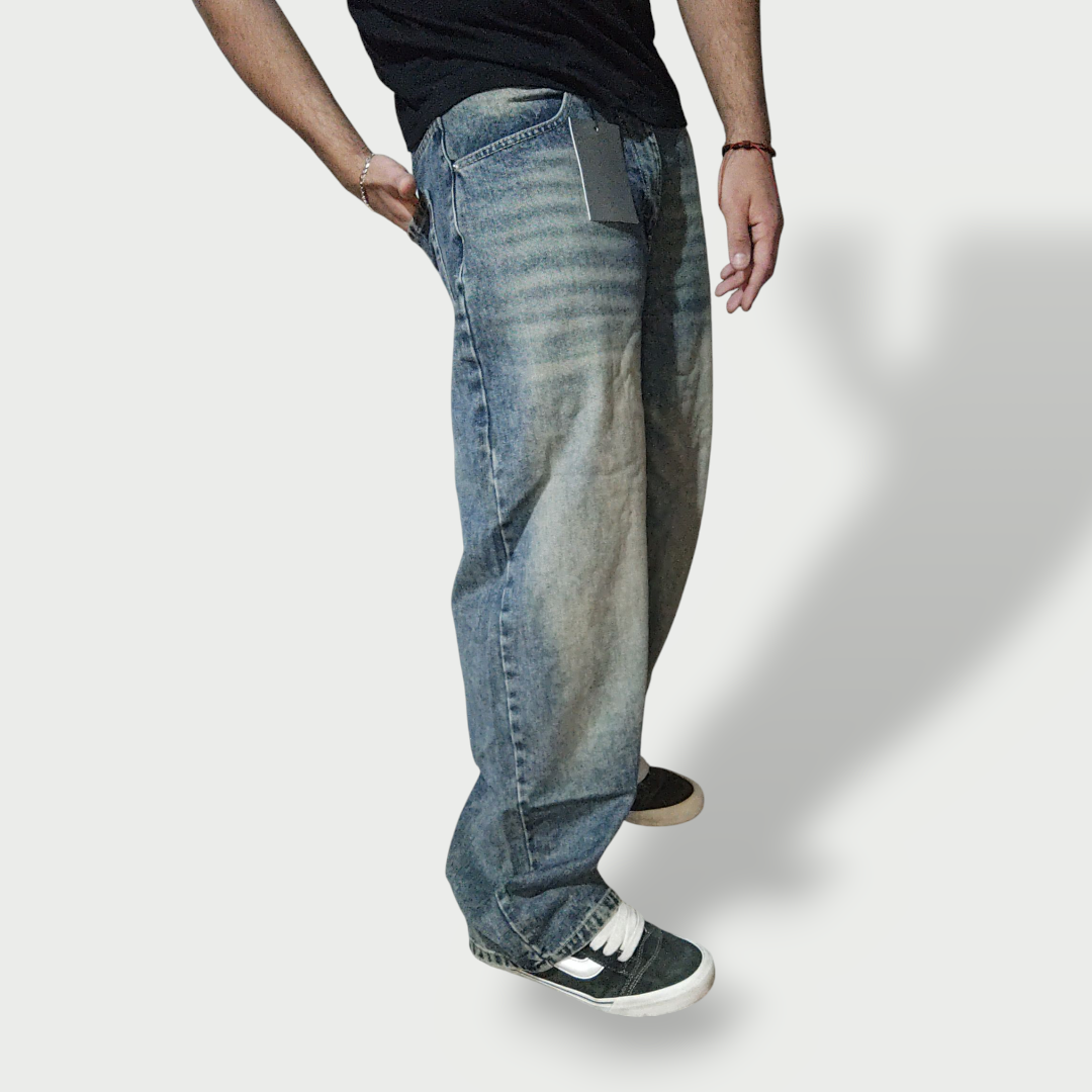 Jeans Baggy Desgastados