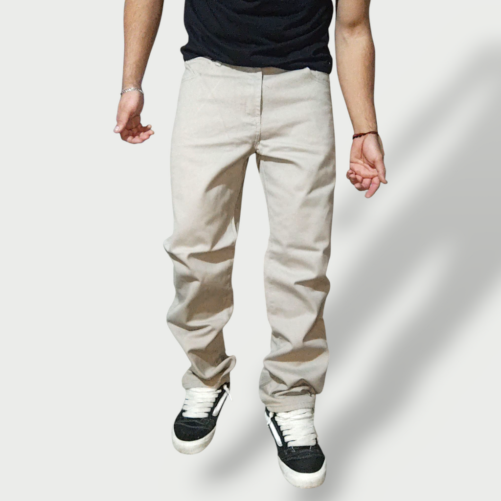 Jeans Básico Beige