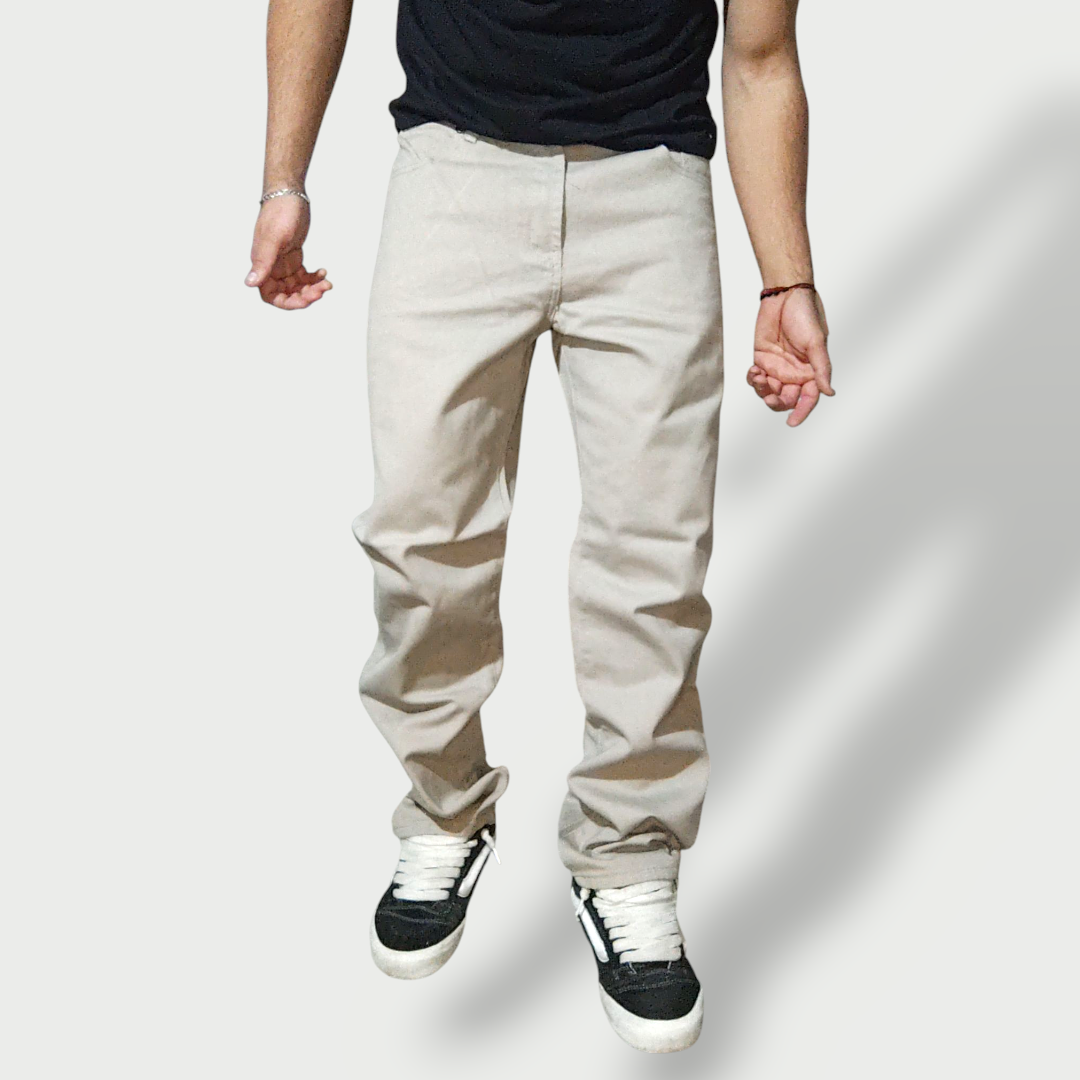 Jeans Básico Beige